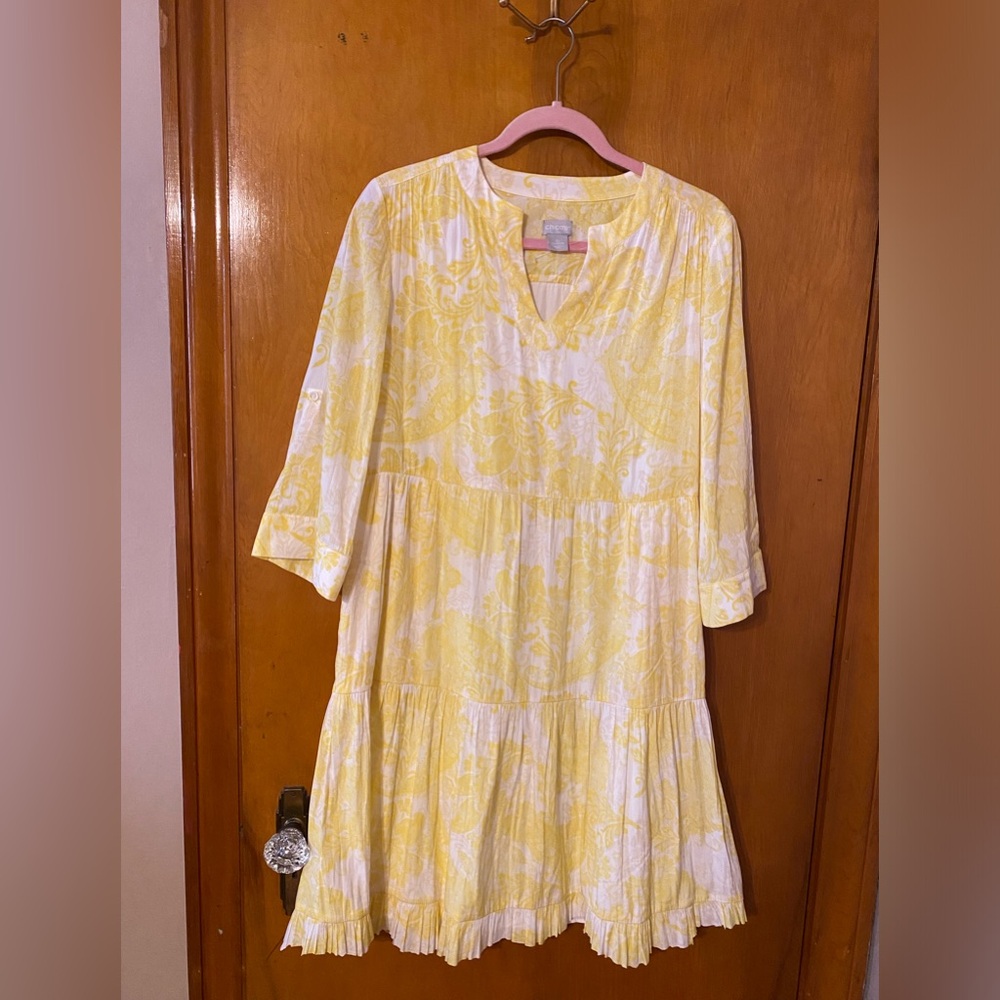 Chico,s women’s tiered layered dress